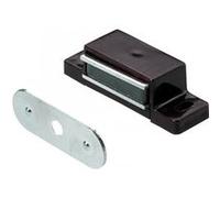 Lot de 10 loqueteaux magnétiques plastique, L.14.5 x l.45.3 mm