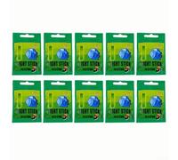 Lot de 10 lumières de pêche en ABS pour bâtons et flotteurs compatibles avec les flotteurs à queue fine ou épaisse pour la pêche de nuit (4,5 x 37 mm)