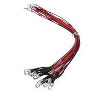 Lot de 10 lumières LED économes en énergie pour clignotants de voiture pré-câblés 5 V à 12 V - Flexibilité pré-câblée