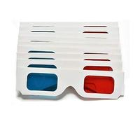 Lot de 10 lunettes de film 3D universelles anaglyphes en carton tendance pour films 3D en gros