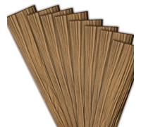Lot de 10 m² / 60 panneaux de plafond, texture 3D, aspect bois, en polystyrène extrudé (XPS), 100 x 16,7 cm (P4-13)