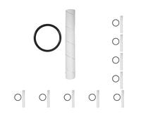 Lot de 10 maillets professionnels en daim - Bol chantant en quartz tibétain - Pièces spéciales