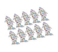 Lot de 10 manchettes à glace motif poisson | Manchons de protection des mains en néoprène pour les mains des enfants, prise en main confortable pour les pique-niques en