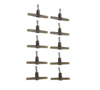 Lot de 10 manchons anti-pivot en silicone pour la construction professionnelle de bas de ligne de pêche à la carpe