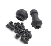 Lot de 10 manchons d'amortisseurs for étriers de freins supérieurs et inférieurs, cache-poussière en caoutchouc, capuchon étanche for moto, scooter, vélo