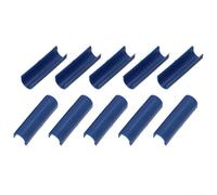 Lot de 10 manchons de coupe de carreaux manuels en forme de U pour garder les carreaux en sécurité pendant le processus de coupe (10 pièces, bleu)