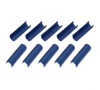 Lot de 10 manchons de protection pour carrelage en forme de U pour une efficacité de coupe manuelle (10 pièces, bleu)