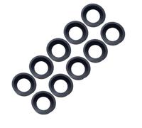 Lot de 10 manchons en caoutchouc pour meuleuse d'angle 608 et marteau électrique, accessoires d'outils électriques, 25 x 22 x 7 mm, noir, compatible avec les outils électriques 608