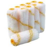 Lot de 10 manchons YACHTCARE - patte de lapin rayé jaune - 100mm G