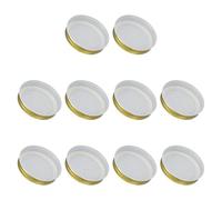 Lot de 10 mangeoires d'entrée perforées en métal avec couvercle pour bocal, fournitures d'apiculture, mangeoire pour mise en conserve, ruche, accessoires d'apiculture
