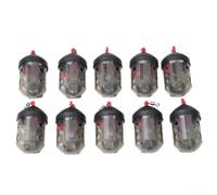 Lot de 10 mangeoires pour poisson-chat avec bouchon de remplissage automatique, convient pour les pêcheurs en rivière et en match