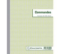 Lot de 10 Manifold commandes 21x18cm 50 feuillets dupli autocopiants