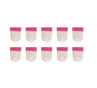 Lot de 10 manteaux de lanterne en coton en forme de U Taille 21 pour lampes Coleman au kérosène propane - Pièces de rechange haute luminosité avec flamme stable - Tailles mixtes 60 x 80 mm et 80 x 100