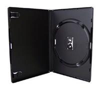 Lot de 10 marque-Media Amaray Lot de boîtiers à DVD Noir Tranche de 14 mm-Capacité: 1 disque