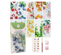 Lot de 10 marque-pages pour femmes qui aiment lire - Porte-page aquarelle - Marque-page pour étudiants, enseignants, amis,