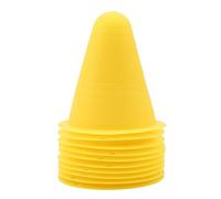 Lot De 10 Marqueurs De Patins Pour Entraînement,Cônes De Route,Football,Rugby,Tour Souple,Patinage,Obstacles -Jaune