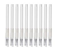 Lot de 10 marqueurs de peau pour sourcils, microblading et contour des sourcils, crayon blanc pour cartographie de position des sourcils