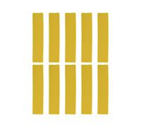 Lot de 10 Marqueurs de Sol de Tennis en PVC Résilient pour Terrains de Basket-Ball de Pickleball, Faciles à Voir pour L'entraînement, pour Les Amateurs de Basket-Ball et de Football (Yellow)