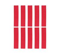 Lot de 10 Marqueurs de Sol de Tennis en PVC Résilient pour Terrains de Basket-Ball de Pickleball, Faciles à Voir pour L'entraînement, pour Les Amateurs de Basket-Ball et de Football (Rouge)