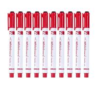Lot de 10 marqueurs effaçables à sec à pointe fine avec gomme | Marqueurs de dessin à pointe fine de 0,5 mm pour enseignants, écoles, maternelles, activités éducatives