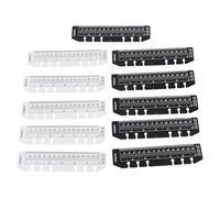 Lot de 10 marqueurs et règles ergonomiques durables pour l'organisation d'étude