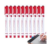 Lot de 10 marqueurs magnétiques pour tableau blanc, pointe fine de 0,5 mm, stylos d'écriture pour enseignants, salles de classe, écoles maternelles, dessin