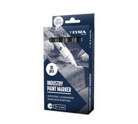 Marqueur peinture laquée noir en boite de 10 LYRA MARK + SIGN - OMYACOLOR- 4040099
