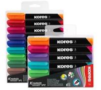 Lot De 10 Marqueurs Pointe Ogive - Kores Noir