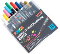 Lot de 10 marqueurs POSCA PCF-350 de haute qualité - Idéal pour les créations créatives et les projets artistiques