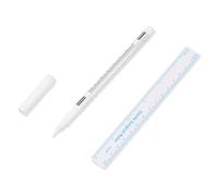Lot de 10 marqueurs pour la peau - Marqueurs blancs - Marqueurs de peau - Marqueurs de positionnement - Outil de positionnement des sourcils - Marqueur de peau chirurgicale - Marqueur de beauté