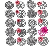 Lot de 10 matrices de découpe en métal en forme de fleurs 3D pour la fabrication de cartes, le scrapbooking, le gaufrage, les pochoirs, les loisirs créatifs, les loisirs créatifs