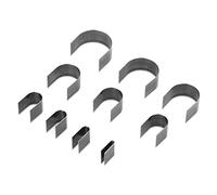 Lot de 10 matrices de découpe pour cuir, outils polyvalents pour couper les bords, sans effort, durable et multi-matériaux
