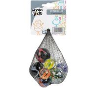 Lot de 10 maxi billes assorties - WONDERKIDS - Multicolore - Pour jouer à la maison ou dans la cour de récré