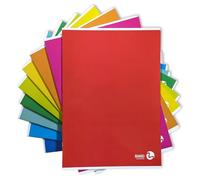 Lot de 10 maxi cahiers A4 80 g + 1 ligne c/margine couleur 80 basic BM