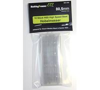 Lot de 10 mèche Steel Rabot 80,5 mm High Speed pour rabot/ELU mff40, mff80 K, mff80, mff81, mff81 K