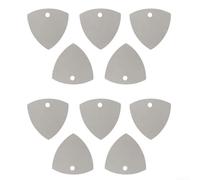 Lot de 10 médiators fins en acier inoxydable pour ouverture d'écran de téléphone portable et démontage d'appareils électroniques