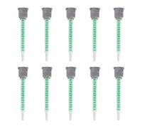 Lot de 10 mélangeurs statiques verts, buses de mélange 1:1, embouts de mélangeur, buses de mélangeur, buse de mélange 2K, mélangeur statique pour colle plastique, colle à deux composants