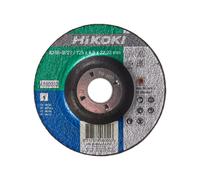 Lot de 10 Meules à ébarber métal Ø125 HIKOKI 4100232 - ép.6 m.déporté