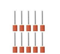 Lot de 10 meules abrasives à tige 3 mm for outils rotatifs et accessoires wanglan(Silver)