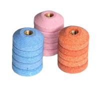 Lot de 10 meules de 30 mm for polissage de surface, for micro-broyeur pneumatique, tête de polissage à pointe abrasive(Mix 15pcs)