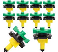 Lot de 10 micro-goutteurs 360° 66 l/h pour système d'arrosage automatique