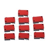 Lot de 10 micro-interrupteurs à bouton-poussoir SPDT 1NO 1NC 15A 250VAC V-15-1C25