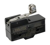 Lot de 10 micro-interrupteurs à levier charnière courte LXW5-11G2, série LXW5, interrupteur fin course réinitialisation, déplacement momentané(Copper contact)