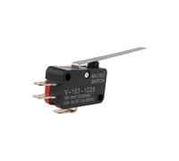 Lot de 10 micro-interrupteurs à levier long AC 250 V 15 A V-153-1C25 SPDT à galet