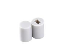 Lot de 10 micro-interrupteurs autobloquants/non autobloquants, 5,8 x 5,8 mm, 7 x 7 mm, 8 x 8 mm, 8,5 x 8,5 mm, 6 broches, connecteur à bouton-poussoir miniature 7 x 7 mm(5MM Gray Switch Cap)