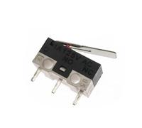 Lot de 10 micro-interrupteurs fin course à bouton-poussoir momentané 1 A 125 V CA, 3 broches, poignée longue, levier galet SPDT 12 x 6 mm(Type 7)