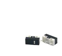 Lot de 10 micro-interrupteurs fin course, bouton-poussoir momentané, 1 A, 125 V CA, interrupteur souris, 3 broches, longue poignée, levier à galet(Blue)