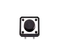Lot de 10 micro-interrupteurs tactiles momentanés ON/OFF for circuit imprimé (12 x 12 mm), 12 V CC, boîtier DIP 4 broches, hauteur : 5/6/7/8/9/10/12/13/15/16 mm(H13.0mm)
