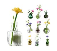 Lot de 10 mini aimants en forme de vase, décoration pour la maison, mini vases magnétiques pour réfrigérateur, idéal pour cuisine ureau, armoire, tableau noir, maman, grand-mère, femmes