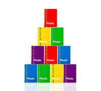 Lot de 10 mini-albums 13 x 19 cm, tot 400 photos, couverture en carton, nouvelle édition Fabriqué en Italie.